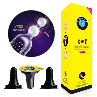 Bao cao su gai Wille với 2 bi lớn ở đầu hộp 3 cái