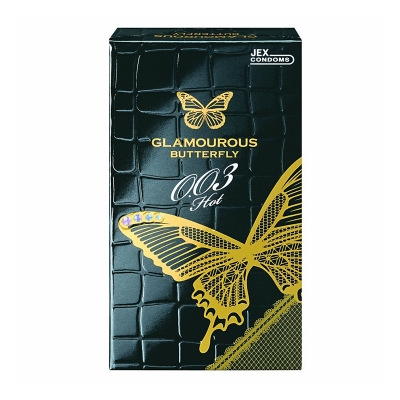 Bao cao su siêu mỏng Jex Glamcurous Butterfly hot 003-hộp 10c