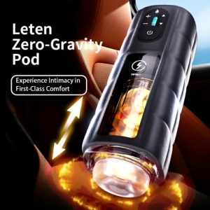 Âm đạo tự động Leten Zero Gravity rung thụt sưởi ấm  