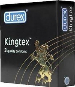 Bao cao su durex Kingtex (đen) 
