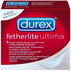 Bao Cao Su Siêu Mỏng Durex Fetherlite Ultima 3 chiếc