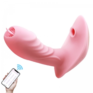 Dương vật mini gắn quần chip rung bú liếm, điều khiển từ xa