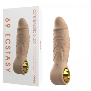 Dương vật silicon mini siêu rung- 69 Ecstasy 