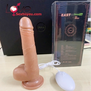 Dương vật silicon rung thụt sưởi ấm size nhỏ 