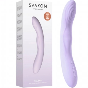 Dương vật Svakom Selena rung thụt sưởi ấm điều khiển qua app