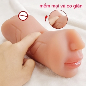 Âm đạo 2 đầu có miệng mũi như thật