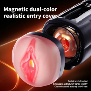 Âm đạo tự động Leten Zero Gravity rung thụt sưởi ấm  