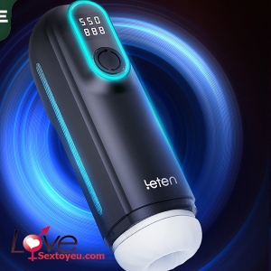 Âm đạo tự động Leten Thunder Pro sục bú sưởi ấm  