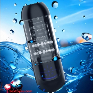 Cốc thủ dâm siêu chống nước Aqua X7 rung thụt co bóp cực phê