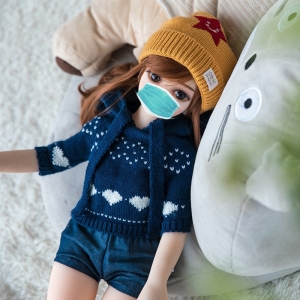 Búp bê silicon mini 60cm dễ thương
