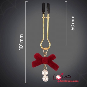 Bộ kẹp đầu ti ngọc trai cao cấp Senuelo Pearl Nipple Clamps Kit