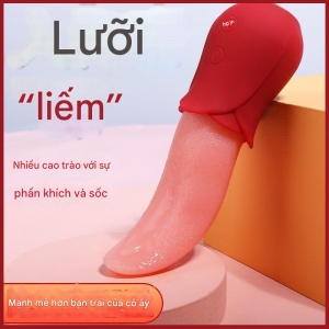 Lưỡi rung liếm silicon mềm mại 
