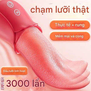 Lưỡi rung liếm silicon mềm mại 