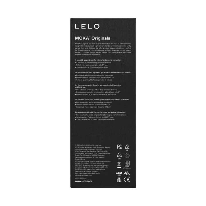 Máy rung điểm G cao cấp Lelo MOKA Originals có kết nối App 