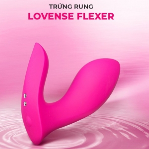Máy rung lắc 2 đầu Lovense Flexer kết nối từ xa qua app 