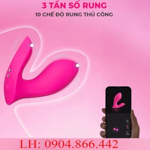 Máy rung lắc 2 đầu Lovense Flexer kết nối từ xa qua app 