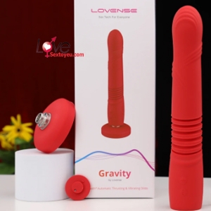 Dương vật giả đa năng Lovense Gravity rung thụt điều khiển qua app