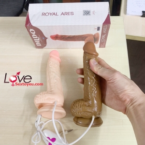 Dương vật giả rung ngoáy Royal Ares size 7.5