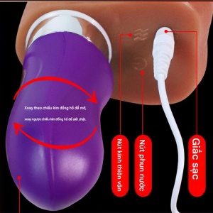 Dương vật silicon siêu mềm rung thụt bắn tinh như thật