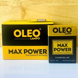 Chai xịt ngắn xuất tinnh sớm Oleo Max Power 12ml